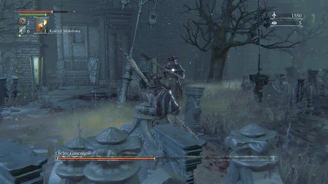 The enemy has increased his weapons range? You may do the same. - Father Gascoigne - Boss Fights - Bloodborne - Game Guide and Walkthrough