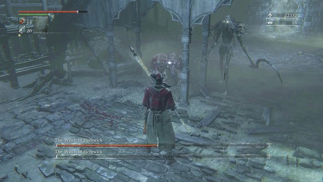 The HP bar of the second Witch will be different, depending on how many times youve hit her before. - Witch of Hemwick - Boss Fights - Bloodborne - Game Guide and Walkthrough