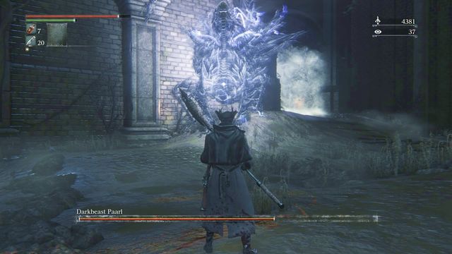 Second phase means stronger enemy attacks. - Darkbeast Paarl - Boss Fights - Bloodborne - Game Guide and Walkthrough