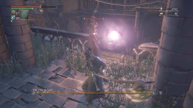 Before the main battle, eliminate the mages standing on the upper balconies. - One Reborn - Boss Fights - Bloodborne - Game Guide and Walkthrough