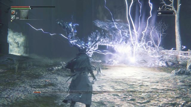 Explosion deals very large damage on large territory. - Darkbeast Paarl - Boss Fights - Bloodborne - Game Guide and Walkthrough
