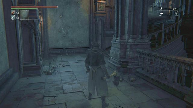 After a post is placed you can be hit with a bullet, no matter where you stand (sometimes even behind a cover). - Martyr Logarius - Boss Fights - Bloodborne - Game Guide and Walkthrough