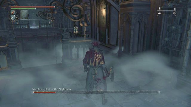 Now return to the top - Micolash, Host of the Nightmare - Boss Fights - Bloodborne - Game Guide and Walkthrough