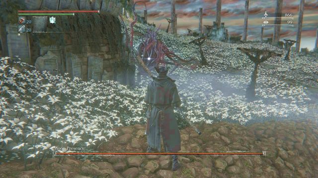 You fight Moon Presence on the same arena as Gehrman. - Moon Presence - Boss Fights - Bloodborne - Game Guide and Walkthrough