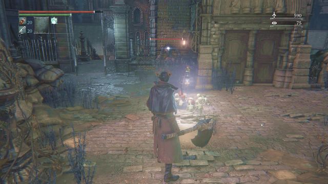 After you return here, you find Gilbert turned into a beast. - Gilbert - Side quests - Bloodborne - Game Guide and Walkthrough