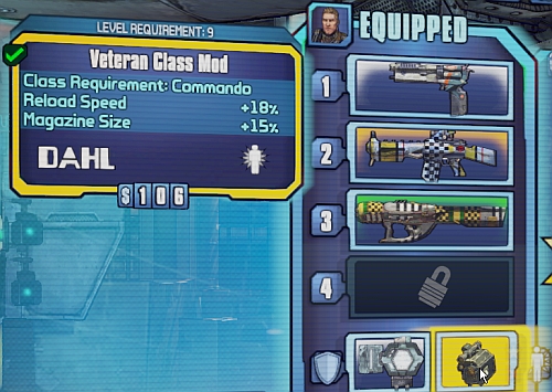 In the game you can also find Class Mods, which after being equipped, for example, increase the firing rate of the whole team - Skill trees - General hints - Borderlands 2 - Game Guide and Walkthrough
