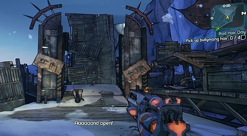 Now approach the bridge seen in the screenshot and wait for the Claptrap to lower it - Best Minion Ever - p. 1 - Main missions - Borderlands 2 - Game Guide and Walkthrough
