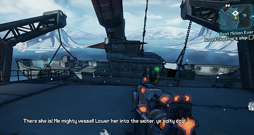 Follow the robot further to its ship - Best Minion Ever - p. 2 - Main missions - Borderlands 2 - Game Guide and Walkthrough