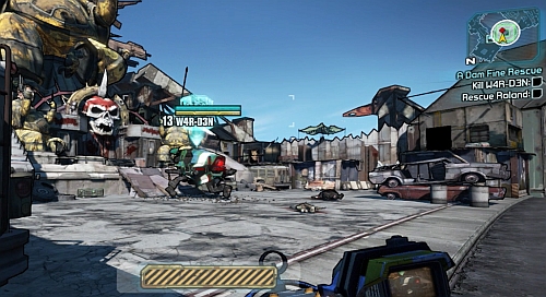 Follow the abducted Roland, destroying the Robots you come across on your way - A Dam Fine Rescue - p. 2 - Main missions - Borderlands 2 - Game Guide and Walkthrough