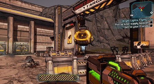 On the other side, by the gate, you will have to face Constructor - Bright Lights, Flying City - Main missions - Borderlands 2 - Game Guide and Walkthrough
