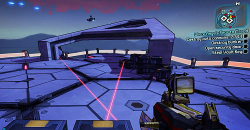 Sometimes lasers will appear on the map - Where Angels Fear to Tread part 1, 2 - Main missions - Borderlands 2 - Game Guide and Walkthrough