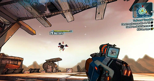 Upstairs, you will have to destroy five Buzzards - Toil and Trouble - Main missions - Borderlands 2 - Game Guide and Walkthrough