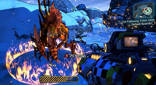Now you will have to kill Scorch [4] - Cult Following: Eternal Flame - Sanctuary - Borderlands 2 - Game Guide and Walkthrough