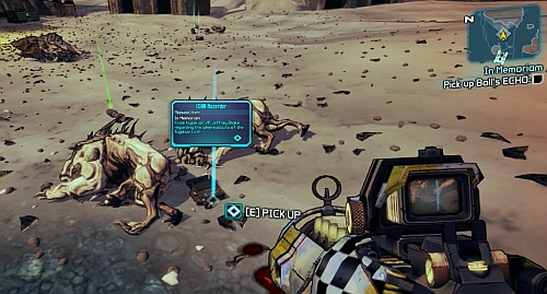 After speaking with Lilith [1] inside Roland's hideout and accepting the mission, head to Three Horns Divide by using Fast Travel - In Memoriam - Sanctuary - Borderlands 2 - Game Guide and Walkthrough