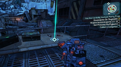 In the camp you can also find Crumpets, collecting which can give you additional experience points - You Are Cordially Invited: Party Prep - Tundra Express - Borderlands 2 - Game Guide and Walkthrough