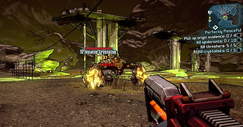 Use the valve on the left side of the large gate to open the passage - Perfectly Peaceful - Sanctuary part 2 - Borderlands 2 - Game Guide and Walkthrough
