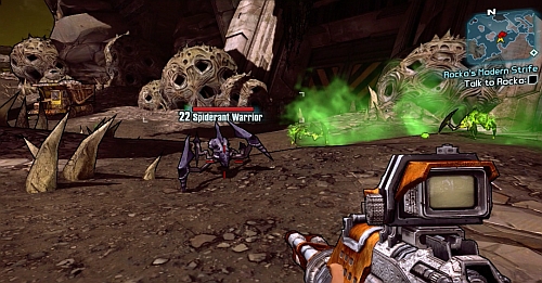 The last enemy type worth killing for the sake of bonus experience are Spiderants - Perfectly Peaceful - Sanctuary part 2 - Borderlands 2 - Game Guide and Walkthrough