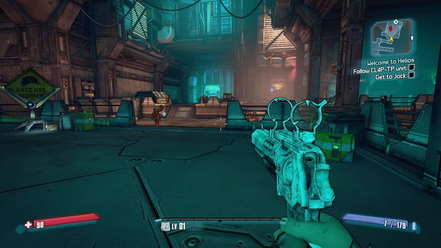 In the next room, you will have to protect Cl4p-TPa from raiders - Welcome To Helios - Main missions - Borderlands: The Pre-Sequel! - Game Guide and Walkthrough