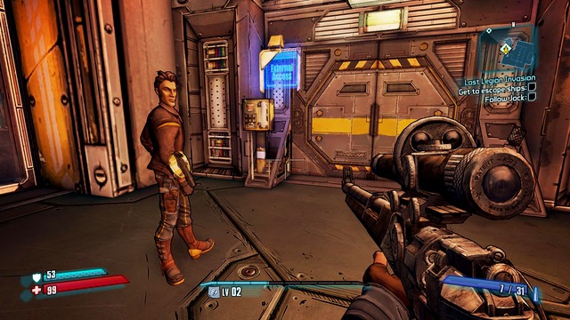 After that, follow Jack and wait for him to open the door - Lost Legion Invasion - Main missions - Borderlands: The Pre-Sequel! - Game Guide and Walkthrough