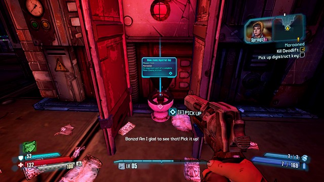 After the fight, collect the loot and jump to a higher level - Marooned - Main missions - Borderlands: The Pre-Sequel! - Game Guide and Walkthrough