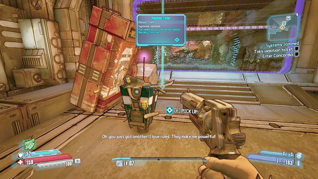 After you get there, follow the corridor, where you find a Cu5tm-tp - Systems Jammed - Main missions - Borderlands: The Pre-Sequel! - Game Guide and Walkthrough