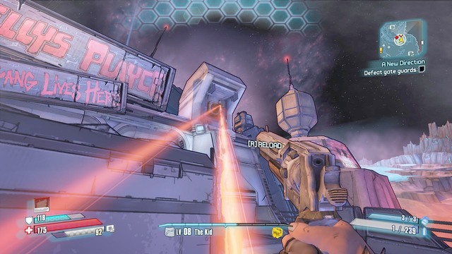 Eliminate the opponents and head towards the gate - A New Direction - Main missions - Borderlands: The Pre-Sequel! - Game Guide and Walkthrough