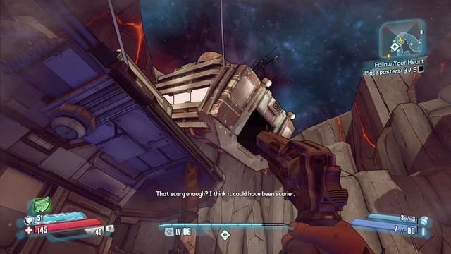 Head Northwards and hang the posters - Follow Your Heart - Side missions - Serenitys Waste - Borderlands: The Pre-Sequel! - Game Guide and Walkthrough