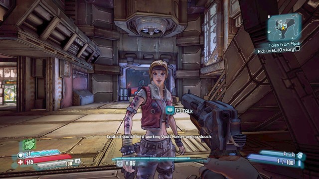 Go to Serenitys Waste and talk to Janey to obtain this mission - Tales From Elpis - Side missions - Serenitys Waste - Borderlands: The Pre-Sequel! - Game Guide and Walkthrough