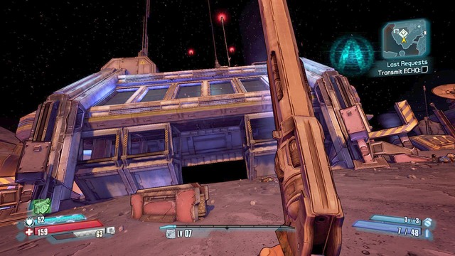 After you listen to the second message, go Northwards - Last Requests - Side missions - Regolith Range - Borderlands: The Pre-Sequel! - Game Guide and Walkthrough
