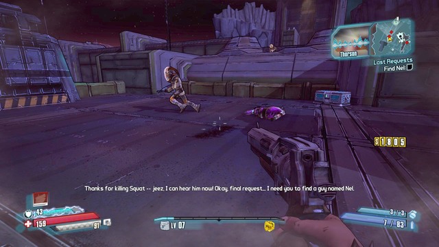 Reach the location shown in the screenshot and kill Squat - Last Requests - Side missions - Regolith Range - Borderlands: The Pre-Sequel! - Game Guide and Walkthrough