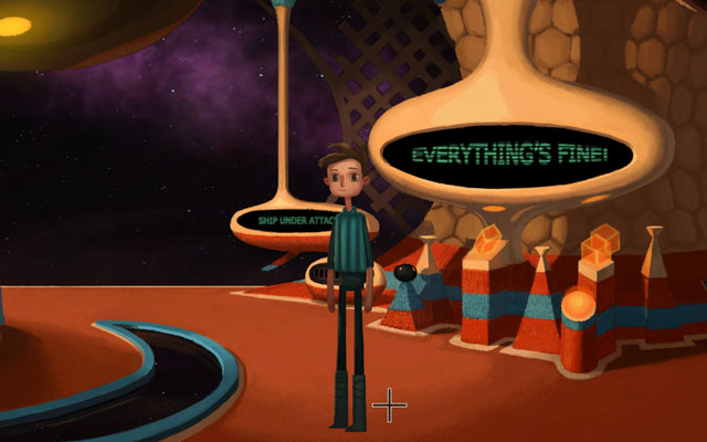 Another wake-up call - Lower deck - Chapter 1 - Shay - Broken Age - Game Guide and Walkthrough