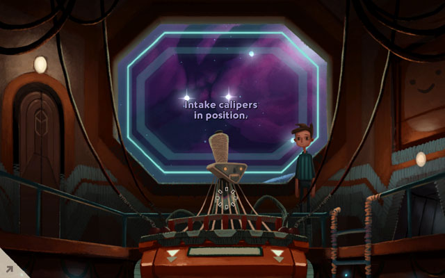 Hand over the next coordinates - Lower deck - Chapter 1 - Shay - Broken Age - Game Guide and Walkthrough