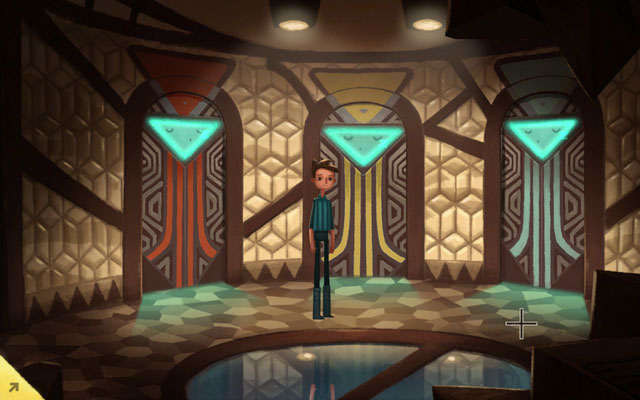 Teleportation room - Exploring the ship - Chapter 1 - Shay - Broken Age - Game Guide and Walkthrough