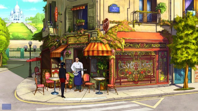The caf's owner is a model patriot - Nico - Gallery - Paris - Broken Sword: The Serpents Curse - Game Guide and Walkthrough