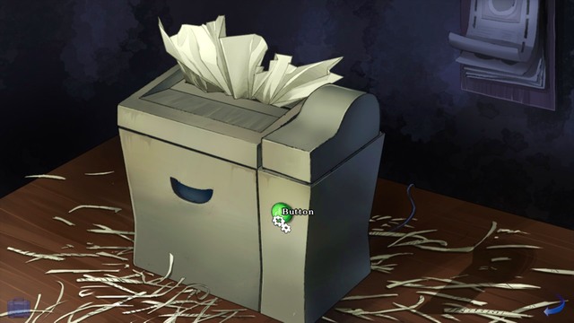 There are some papers sticking out of the shredder - George - Gallery, Henris Apartment, Vera Security - Paris - Broken Sword: The Serpents Curse - Game Guide and Walkthrough