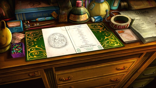 Notice the coffee stain at the top of both documents - George - Gallery, Nicos Apartment - Paris - The Next Visit - Broken Sword: The Serpents Curse - Game Guide and Walkthrough