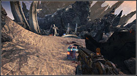 That way you will reach a Quick Time Event - you will have to kick an exploding barrel towards the enemies (and afterwards shoot it so that it explodes) - Act I - Chapter 1 - Walkthrough - Bulletstorm - Game Guide and Walkthrough