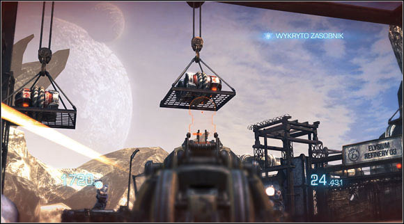 Hanging platforms with explosive materials. - Act I - Chapter 1 - Walkthrough - Bulletstorm - Game Guide and Walkthrough