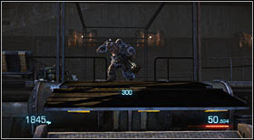 On the upper floor - after crossing the platform - you will be attacked by more enemies - Act I - Chapter 2 - p. 2 - Walkthrough - Bulletstorm - Game Guide and Walkthrough