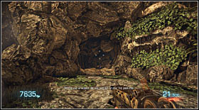 At the bottom of the rock path you will find a cave entrance - use it - Act I - Chapter 3 - Walkthrough - Bulletstorm - Game Guide and Walkthrough