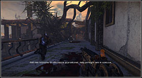 After reaching another courtyard, the characters will start a conversation - Act II - Chapter 1 - p. 2 - Walkthrough - Bulletstorm - Game Guide and Walkthrough