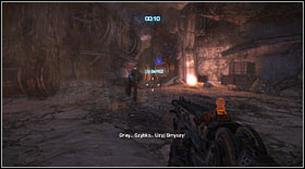 The kick will cause quite a fuss, making part of the cave to collapse and brining the vision of death - Act III - Chapter 1 - p. 1 - Walkthrough - Bulletstorm - Game Guide and Walkthrough