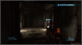 If all the enemies are dead and you've used the nearby dropkit, you can go into the elevator inside the building, on the upper floor - Act III - Chapter 2 - Walkthrough - Bulletstorm - Game Guide and Walkthrough