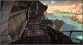 You will end up on a metal scaffolding - Act III - Chapter 2 - Walkthrough - Bulletstorm - Game Guide and Walkthrough