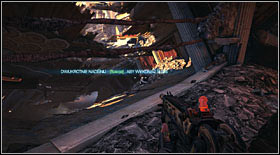 At some point you will reach a place where you will have to make a long slide down the building - Act IV - Chapter 3 - p. 1 - Walkthrough - Bulletstorm - Game Guide and Walkthrough