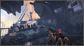 A bit further you will find yourself in an open area filled with opponents again - Act IV - Chapter 3 - p. 2 - Walkthrough - Bulletstorm - Game Guide and Walkthrough