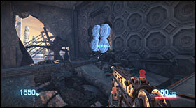 Once inside, pass the walls by kicking in the interactive, highlighted elements blocking the passage - Act IV - Chapter 3 - p. 2 - Walkthrough - Bulletstorm - Game Guide and Walkthrough