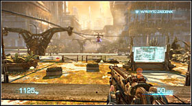 However before she will be able to do it, three gyrocopters will appear in the distance - Act V - Chapter 1 - Walkthrough - Bulletstorm - Game Guide and Walkthrough