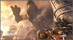 At the end of the path a cutscene involving a giant monster will start and the level will reach the end - Act V - Chapter 3 - p. 2 - Walkthrough - Bulletstorm - Game Guide and Walkthrough