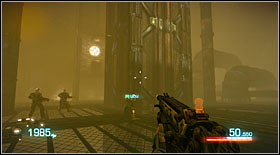 There you will find a rather big elevator - Act VI - Chapter 2 - p. 2 - Walkthrough - Bulletstorm - Game Guide and Walkthrough